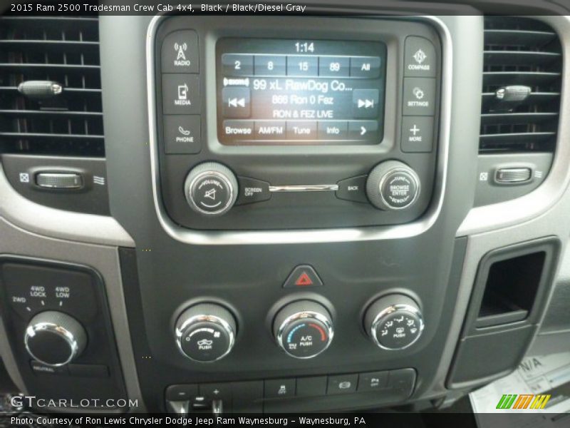 Black / Black/Diesel Gray 2015 Ram 2500 Tradesman Crew Cab 4x4