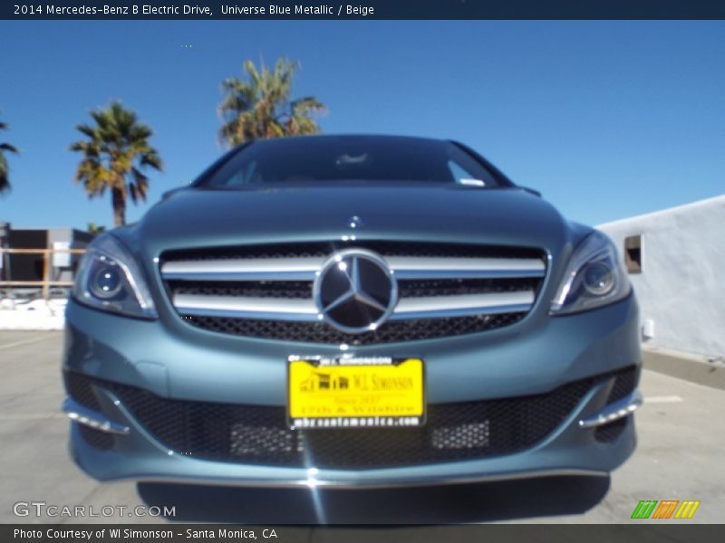 Universe Blue Metallic / Beige 2014 Mercedes-Benz B Electric Drive