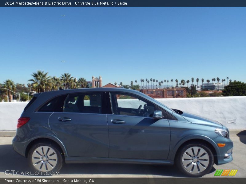 Universe Blue Metallic / Beige 2014 Mercedes-Benz B Electric Drive