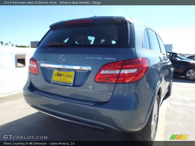 Universe Blue Metallic / Beige 2014 Mercedes-Benz B Electric Drive