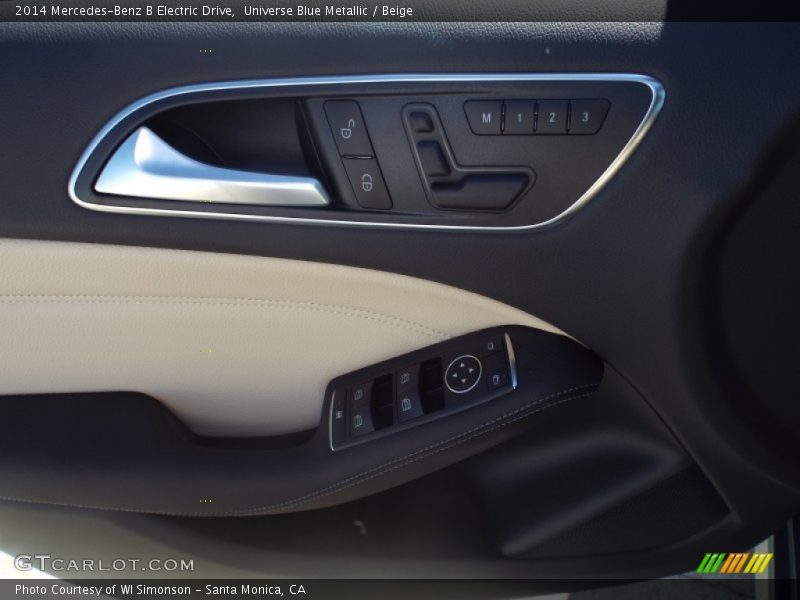 Universe Blue Metallic / Beige 2014 Mercedes-Benz B Electric Drive