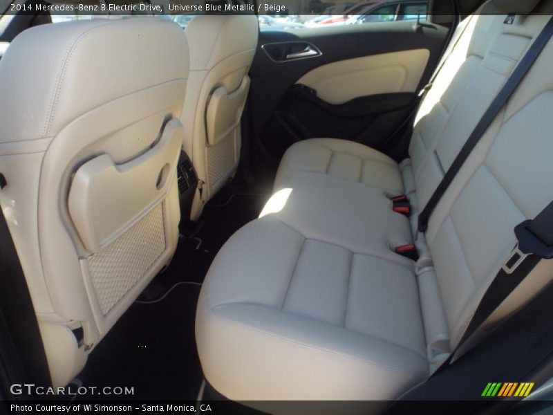 Universe Blue Metallic / Beige 2014 Mercedes-Benz B Electric Drive