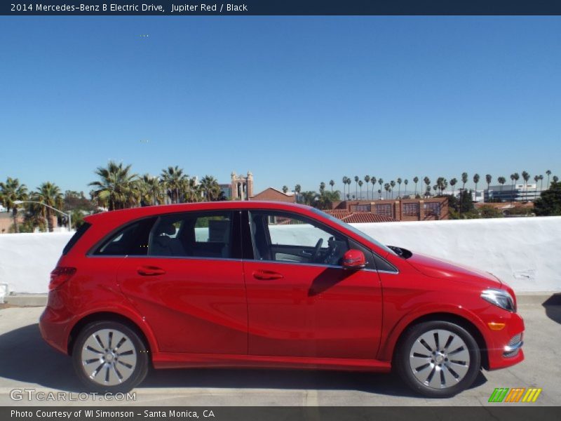 Jupiter Red / Black 2014 Mercedes-Benz B Electric Drive
