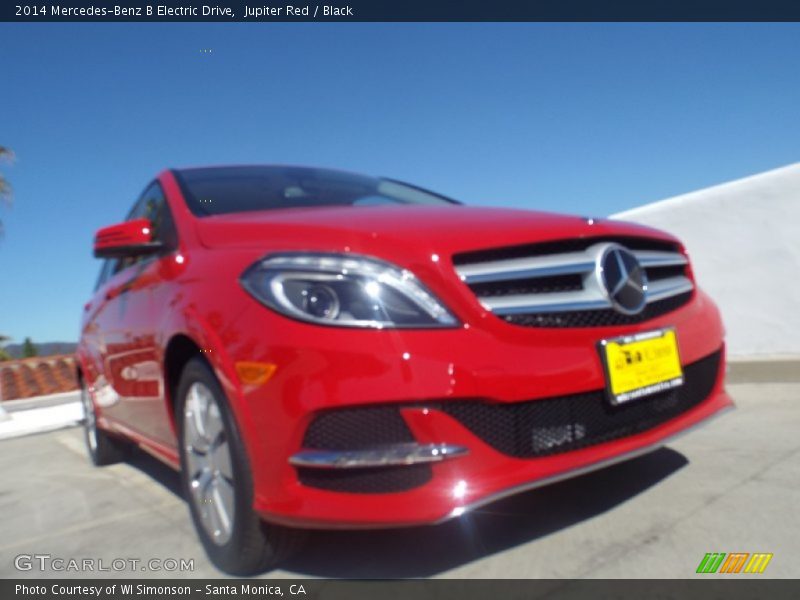 Jupiter Red / Black 2014 Mercedes-Benz B Electric Drive