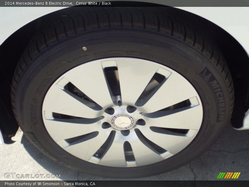 Cirrus White / Black 2014 Mercedes-Benz B Electric Drive