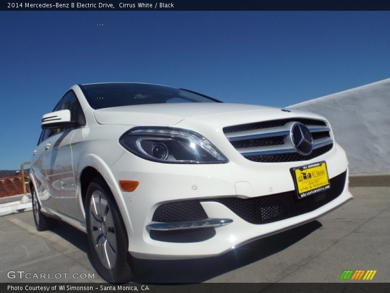 Cirrus White / Black 2014 Mercedes-Benz B Electric Drive