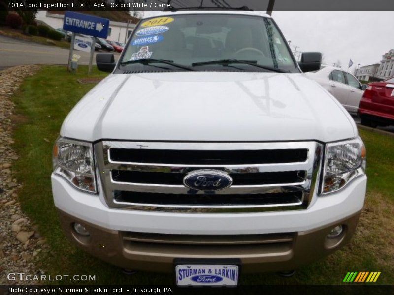 Oxford White / Camel 2014 Ford Expedition EL XLT 4x4
