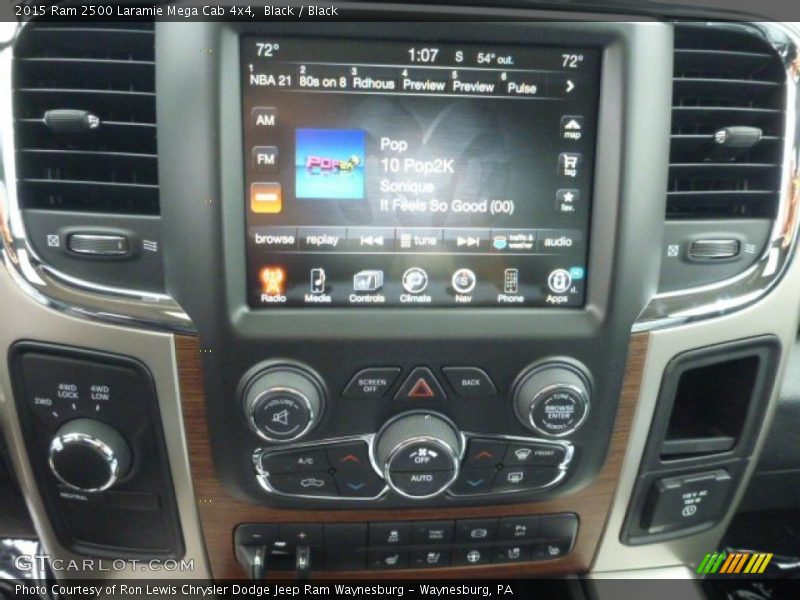 Controls of 2015 2500 Laramie Mega Cab 4x4