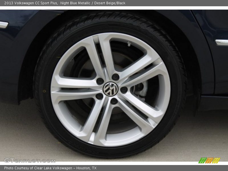Night Blue Metallic / Desert Beige/Black 2013 Volkswagen CC Sport Plus