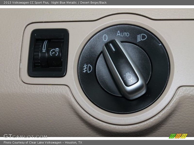 Night Blue Metallic / Desert Beige/Black 2013 Volkswagen CC Sport Plus
