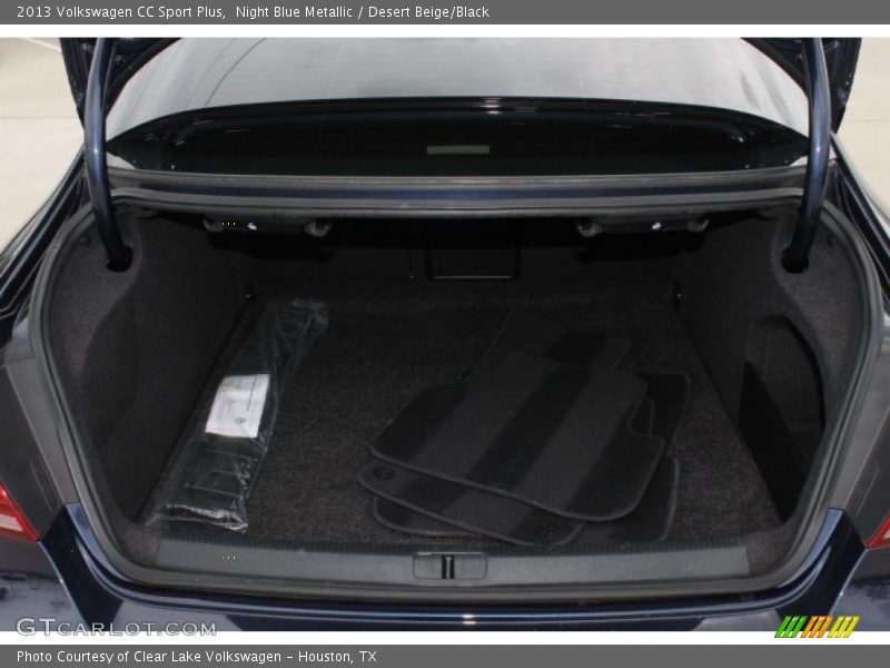 Night Blue Metallic / Desert Beige/Black 2013 Volkswagen CC Sport Plus
