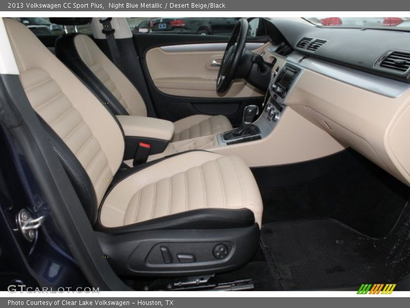 Night Blue Metallic / Desert Beige/Black 2013 Volkswagen CC Sport Plus