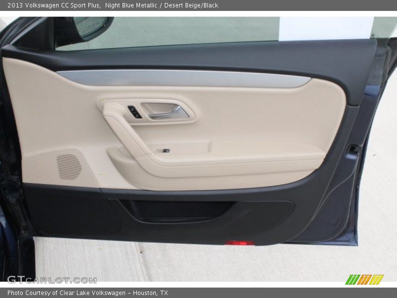Night Blue Metallic / Desert Beige/Black 2013 Volkswagen CC Sport Plus