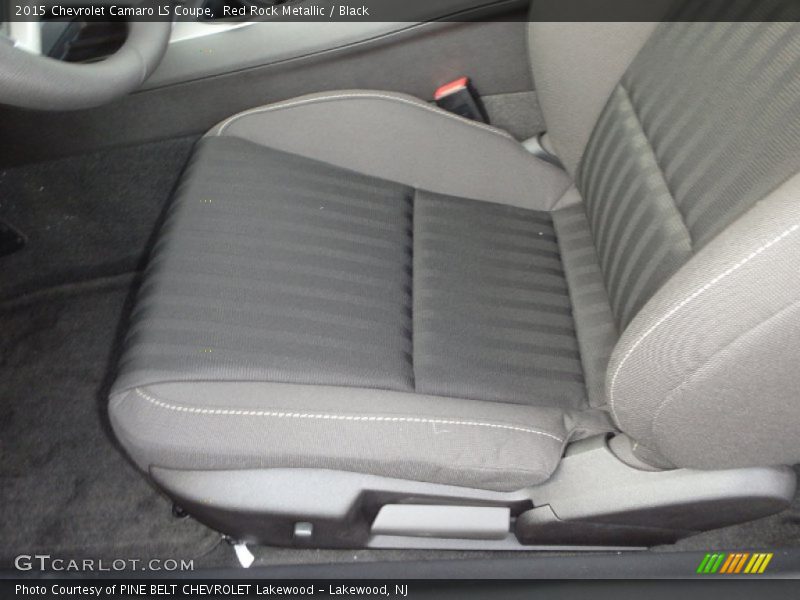 Red Rock Metallic / Black 2015 Chevrolet Camaro LS Coupe