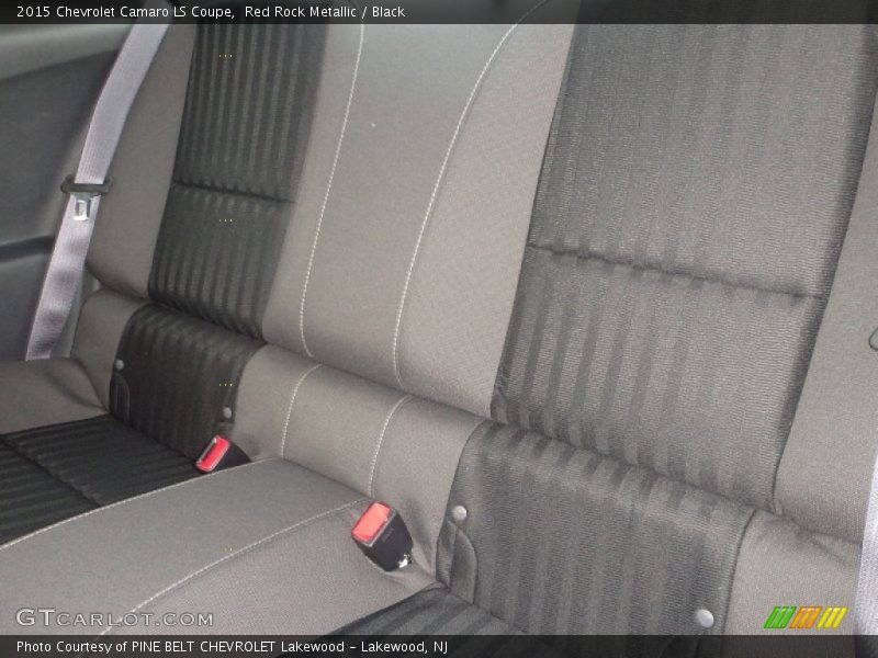 Red Rock Metallic / Black 2015 Chevrolet Camaro LS Coupe
