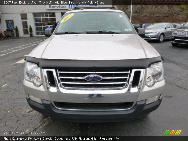 Silver Birch Metallic / Light Stone 2007 Ford Explorer Sport Trac XLT 4x4