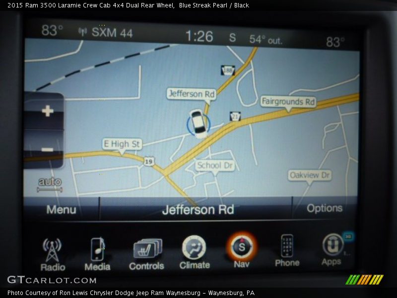 Blue Streak Pearl / Black 2015 Ram 3500 Laramie Crew Cab 4x4 Dual Rear Wheel