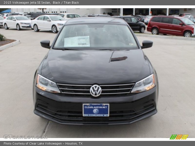 Black / Titan Black 2015 Volkswagen Jetta SE Sedan