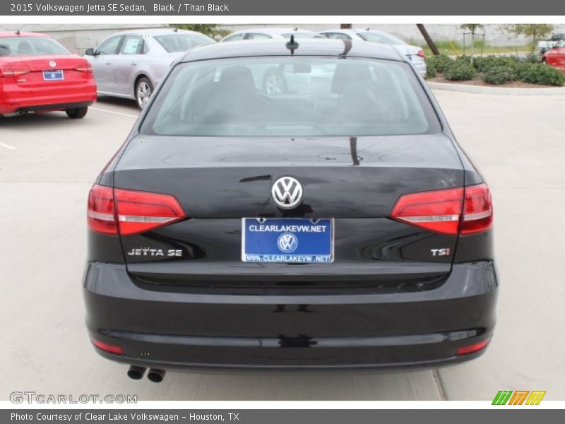 Black / Titan Black 2015 Volkswagen Jetta SE Sedan