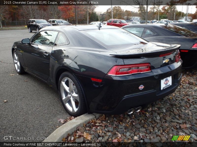 Ashen Gray Metallic / Black 2015 Chevrolet Camaro SS/RS Coupe