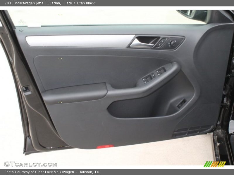 Black / Titan Black 2015 Volkswagen Jetta SE Sedan