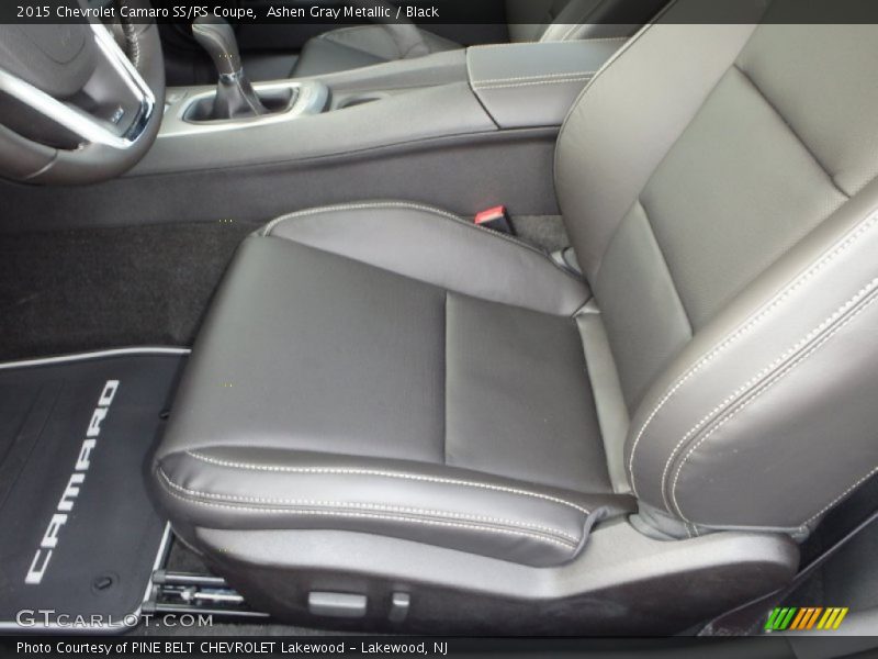 Ashen Gray Metallic / Black 2015 Chevrolet Camaro SS/RS Coupe