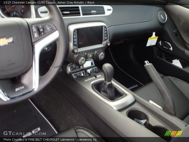 Ashen Gray Metallic / Black 2015 Chevrolet Camaro SS/RS Coupe