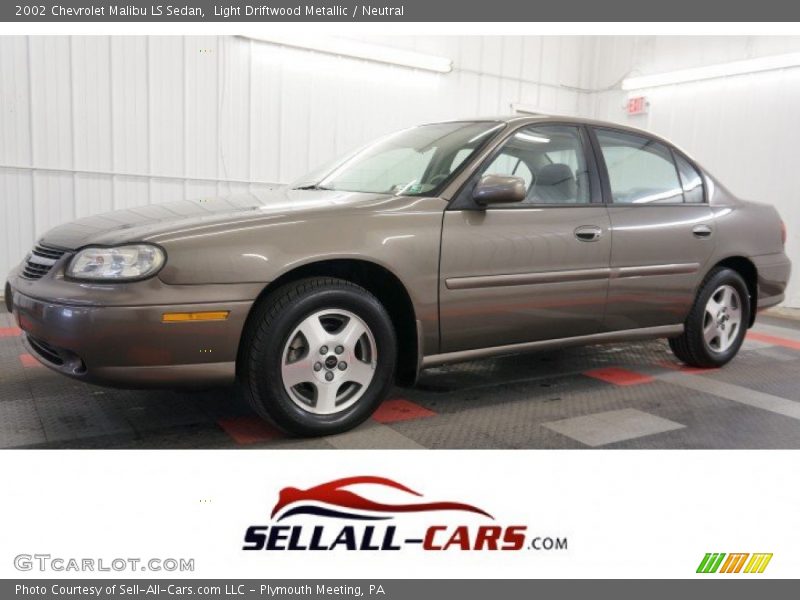 Light Driftwood Metallic / Neutral 2002 Chevrolet Malibu LS Sedan
