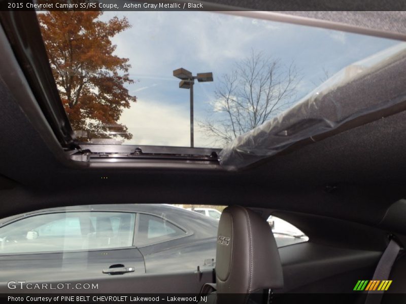 Ashen Gray Metallic / Black 2015 Chevrolet Camaro SS/RS Coupe