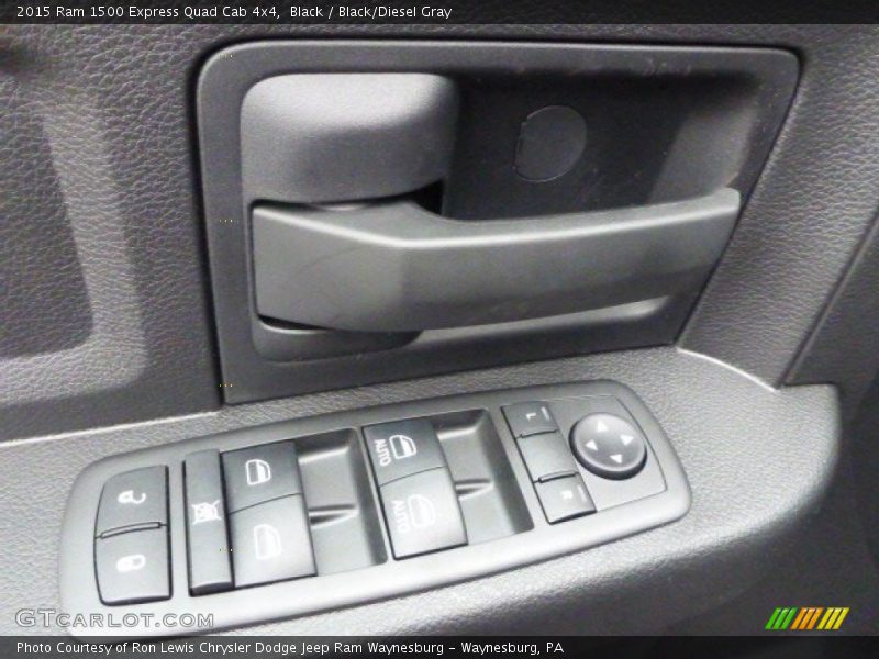 Black / Black/Diesel Gray 2015 Ram 1500 Express Quad Cab 4x4