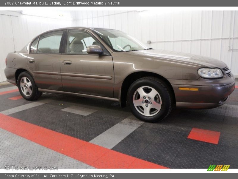 Light Driftwood Metallic / Neutral 2002 Chevrolet Malibu LS Sedan