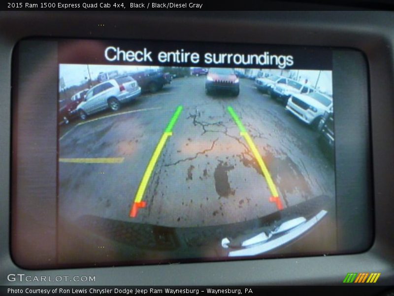 Black / Black/Diesel Gray 2015 Ram 1500 Express Quad Cab 4x4