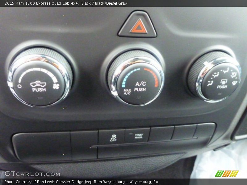 Black / Black/Diesel Gray 2015 Ram 1500 Express Quad Cab 4x4
