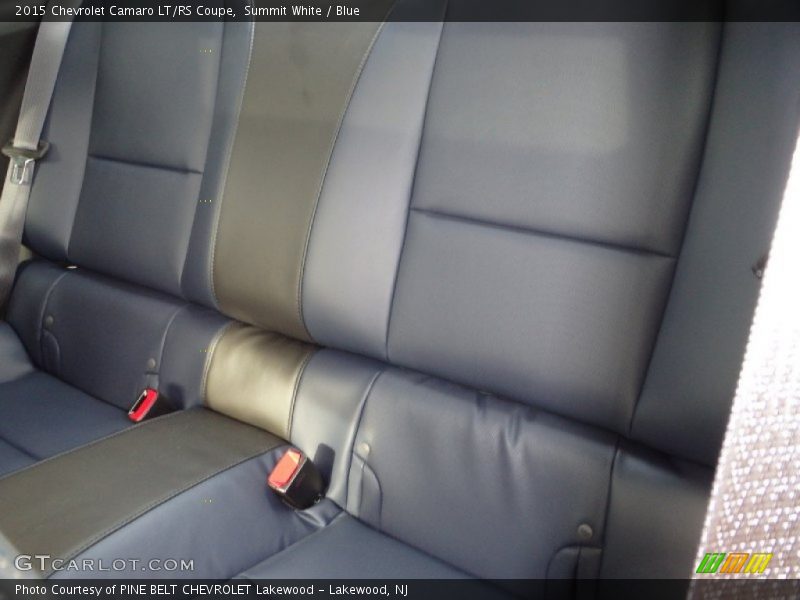 Summit White / Blue 2015 Chevrolet Camaro LT/RS Coupe