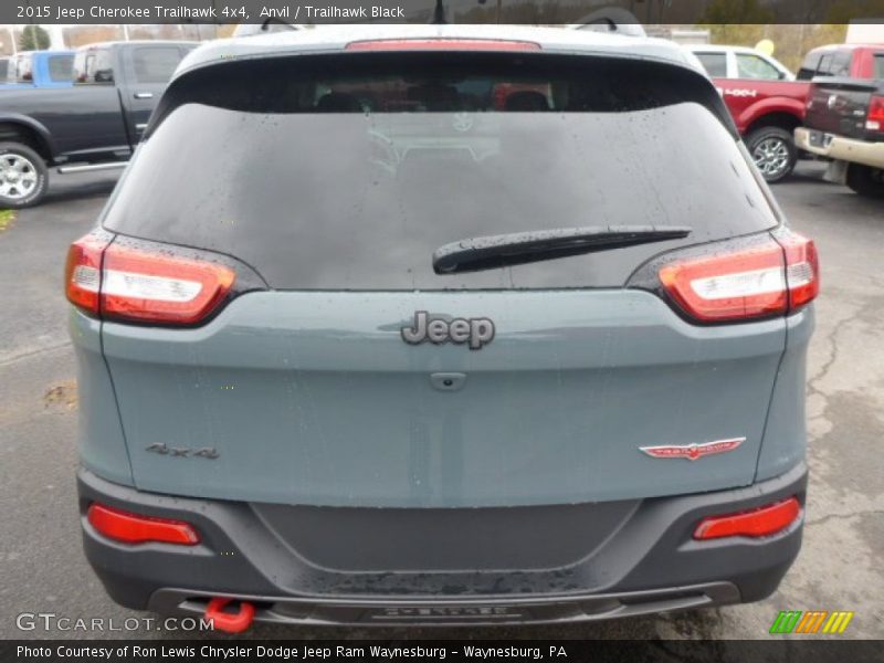 Anvil / Trailhawk Black 2015 Jeep Cherokee Trailhawk 4x4