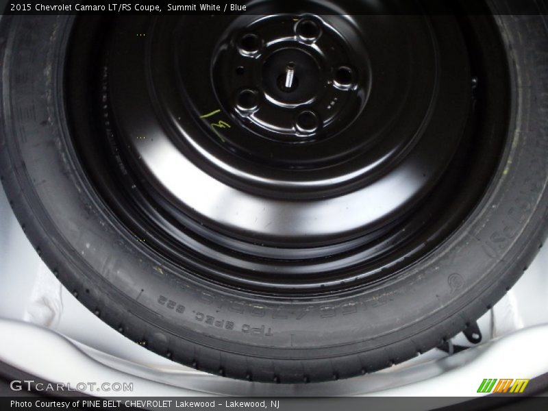 Summit White / Blue 2015 Chevrolet Camaro LT/RS Coupe