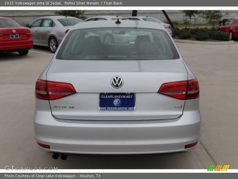 Reflex Silver Metallic / Titan Black 2015 Volkswagen Jetta SE Sedan