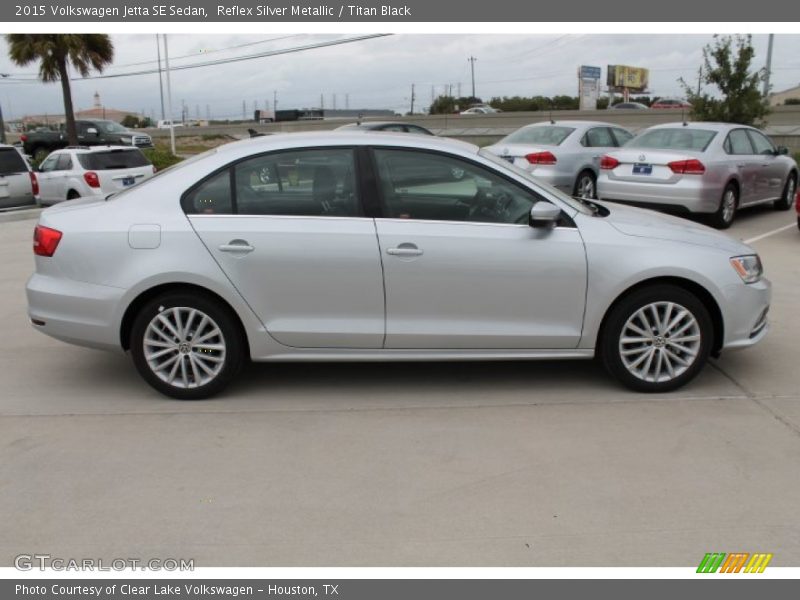 Reflex Silver Metallic / Titan Black 2015 Volkswagen Jetta SE Sedan