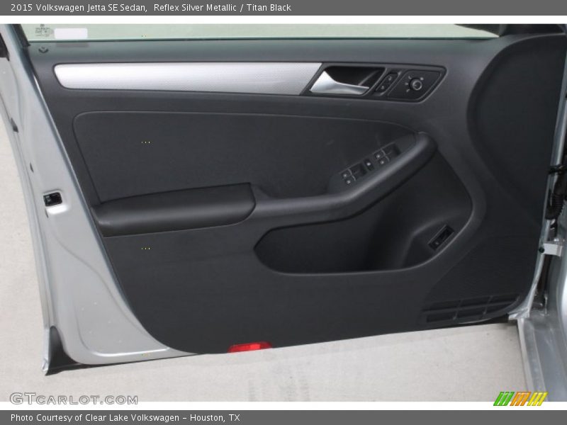 Reflex Silver Metallic / Titan Black 2015 Volkswagen Jetta SE Sedan