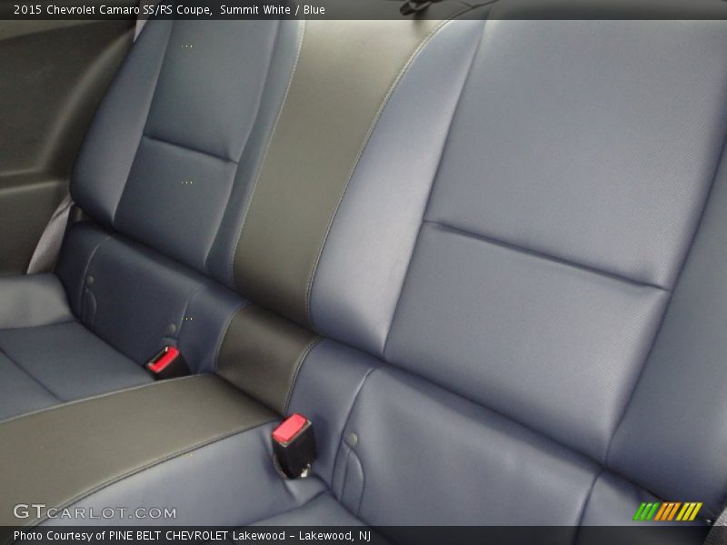 Summit White / Blue 2015 Chevrolet Camaro SS/RS Coupe