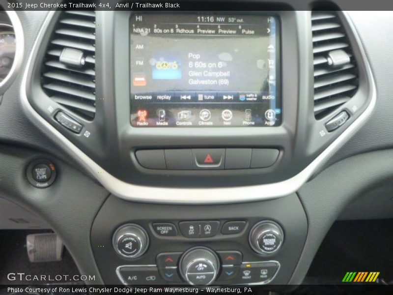 Anvil / Trailhawk Black 2015 Jeep Cherokee Trailhawk 4x4