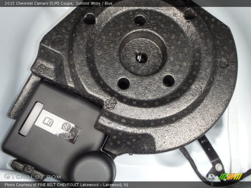 Summit White / Blue 2015 Chevrolet Camaro SS/RS Coupe