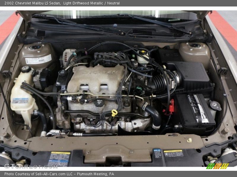 Light Driftwood Metallic / Neutral 2002 Chevrolet Malibu LS Sedan