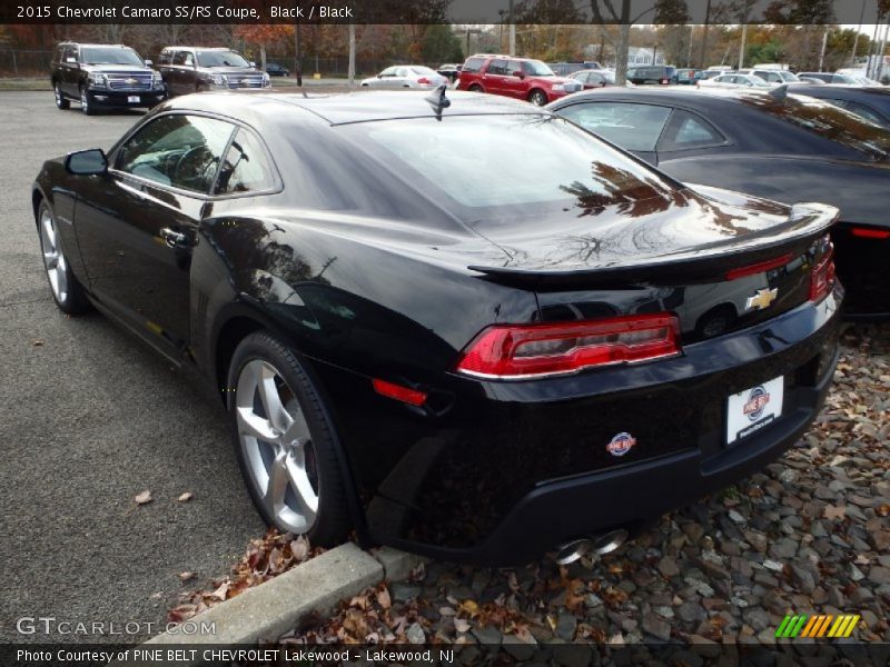 Black / Black 2015 Chevrolet Camaro SS/RS Coupe