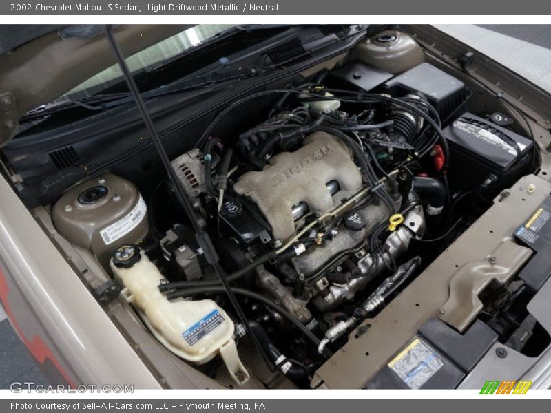 Light Driftwood Metallic / Neutral 2002 Chevrolet Malibu LS Sedan