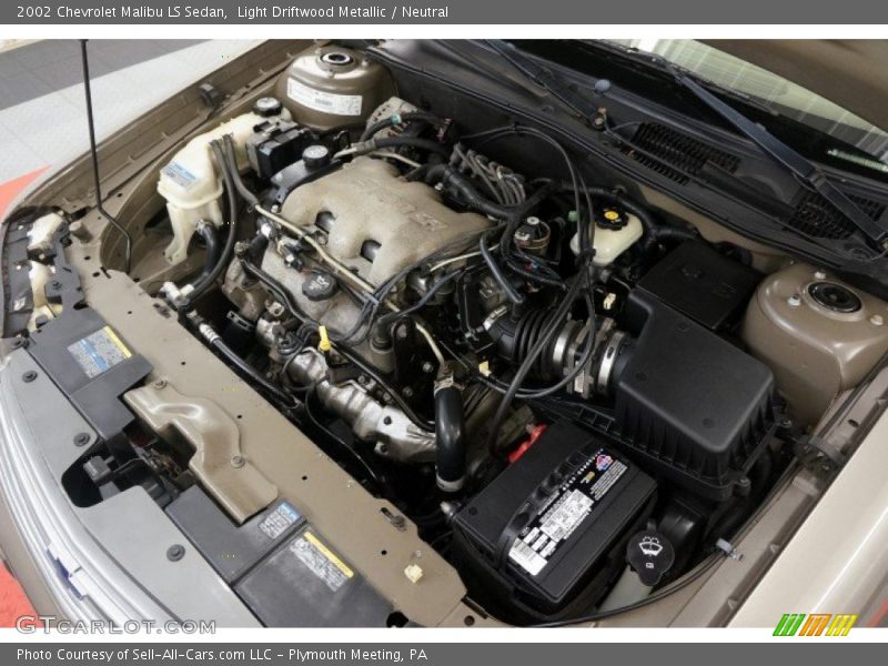 Light Driftwood Metallic / Neutral 2002 Chevrolet Malibu LS Sedan