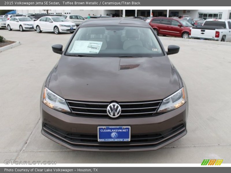 Toffee Brown Metallic / Ceramique/Titan Black 2015 Volkswagen Jetta SE Sedan