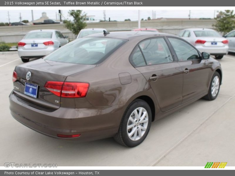 Toffee Brown Metallic / Ceramique/Titan Black 2015 Volkswagen Jetta SE Sedan