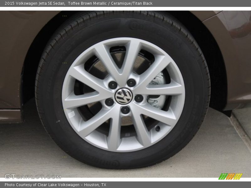 Toffee Brown Metallic / Ceramique/Titan Black 2015 Volkswagen Jetta SE Sedan