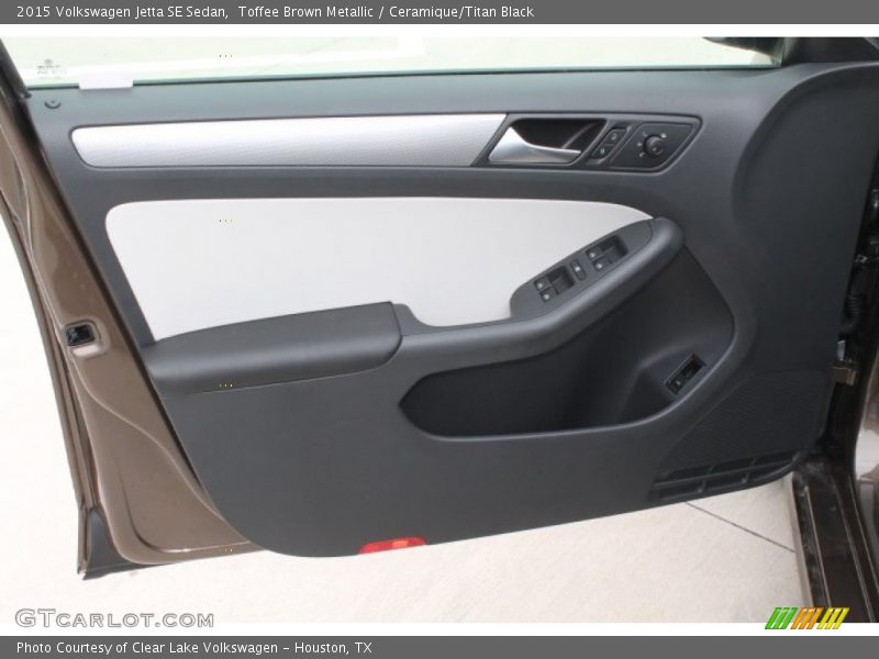 Toffee Brown Metallic / Ceramique/Titan Black 2015 Volkswagen Jetta SE Sedan